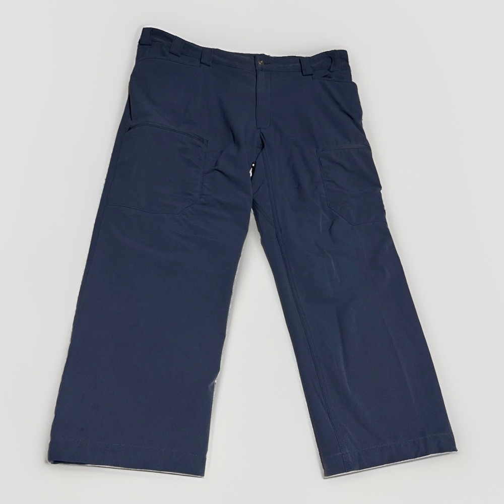 Duluth Trading Flexpedition Relaxed Fit Cargo Pants Mens 40x30 Navy
